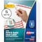 Avery Dividers, Index, Xtra-Wd, 8Tab AVE11441 - alternate 7